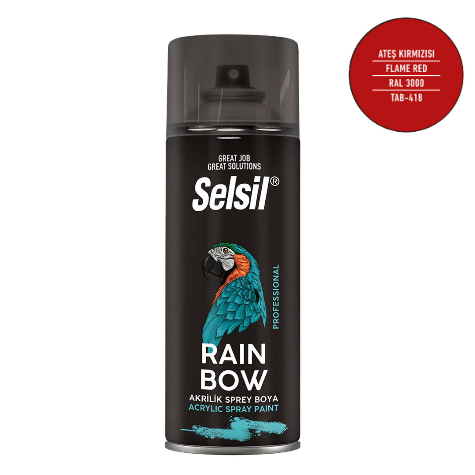 SELSİL SPREY BOYA RAL3000 ATEŞ KIRMIZI 400 ML
